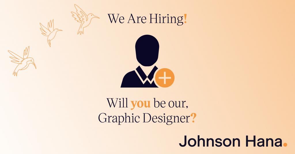 We are hiring a Graphic Designer
