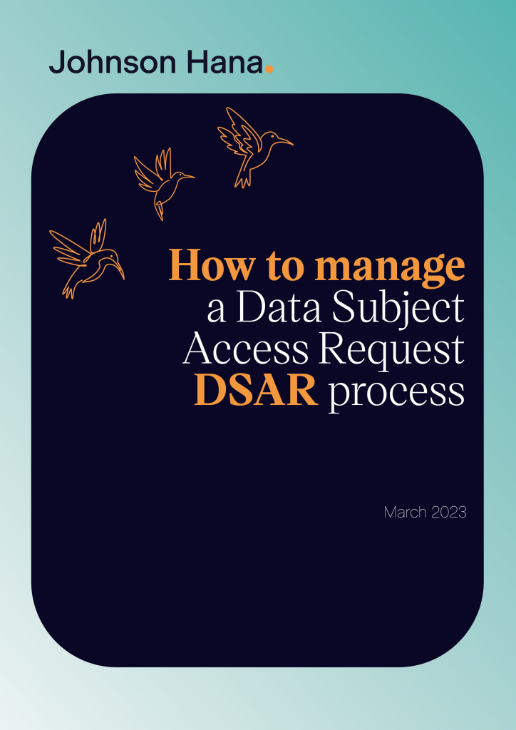 How to manage a Data Subject Access Request (DSAR) Process